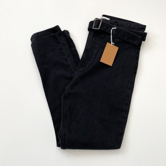 NWT Reformation Kayo High Rise Skinny Jean Black Erie Wash Charcoal Women's 31 - Picture 3 of 10